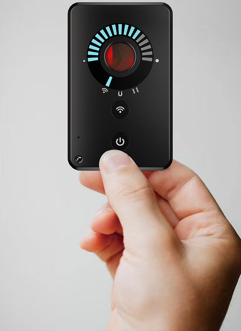 In-Wallet Portable Anti-Spy RF Detector Camera Bug Finder Anti-Theft Vibration
