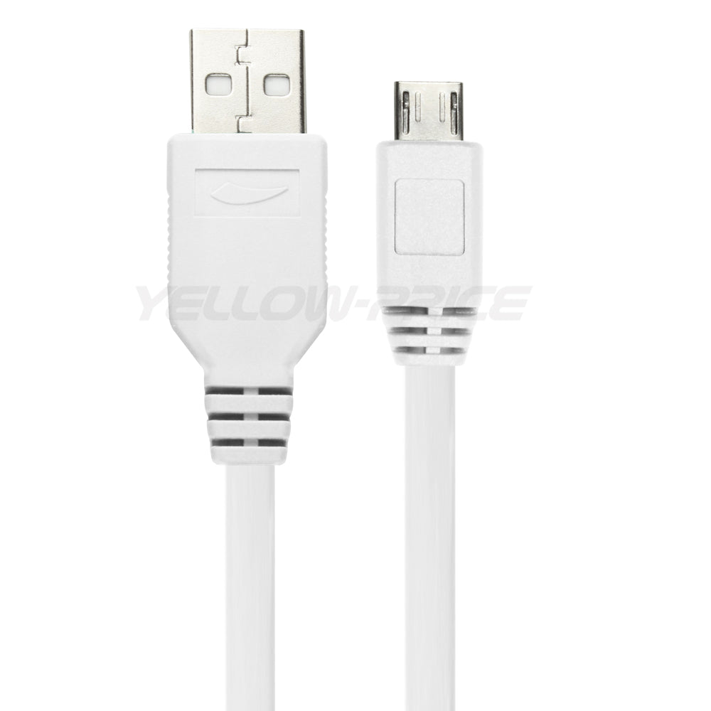Multi-Colors Micro USB 2.0 Flat Cables 3.3 FT