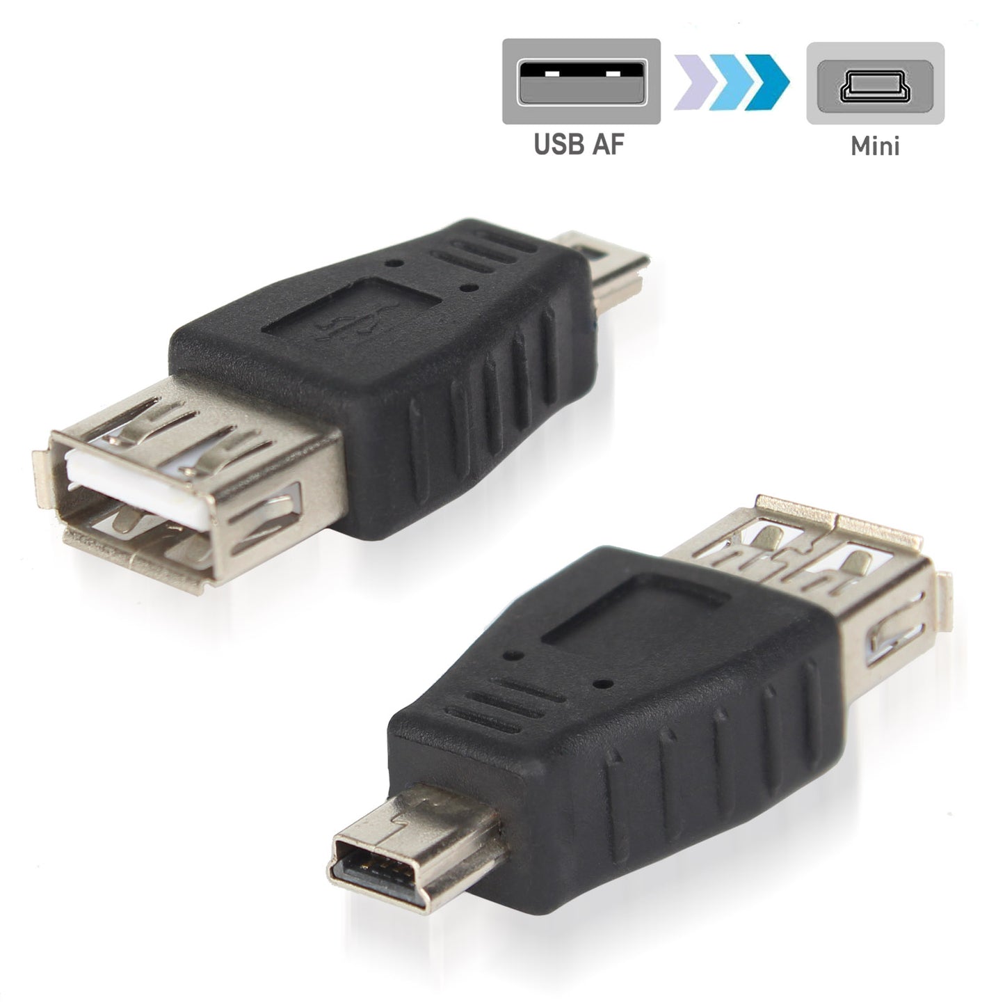 USB 2.0, USB 3.0, Mini-USB, Micro-USB Adapter Coupler