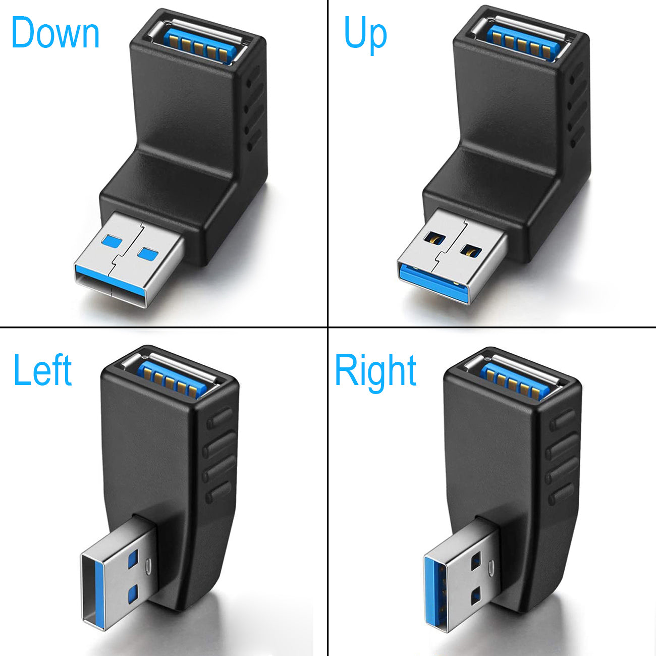 USB 2.0, USB 3.0, Mini-USB, Micro-USB Adapter Coupler