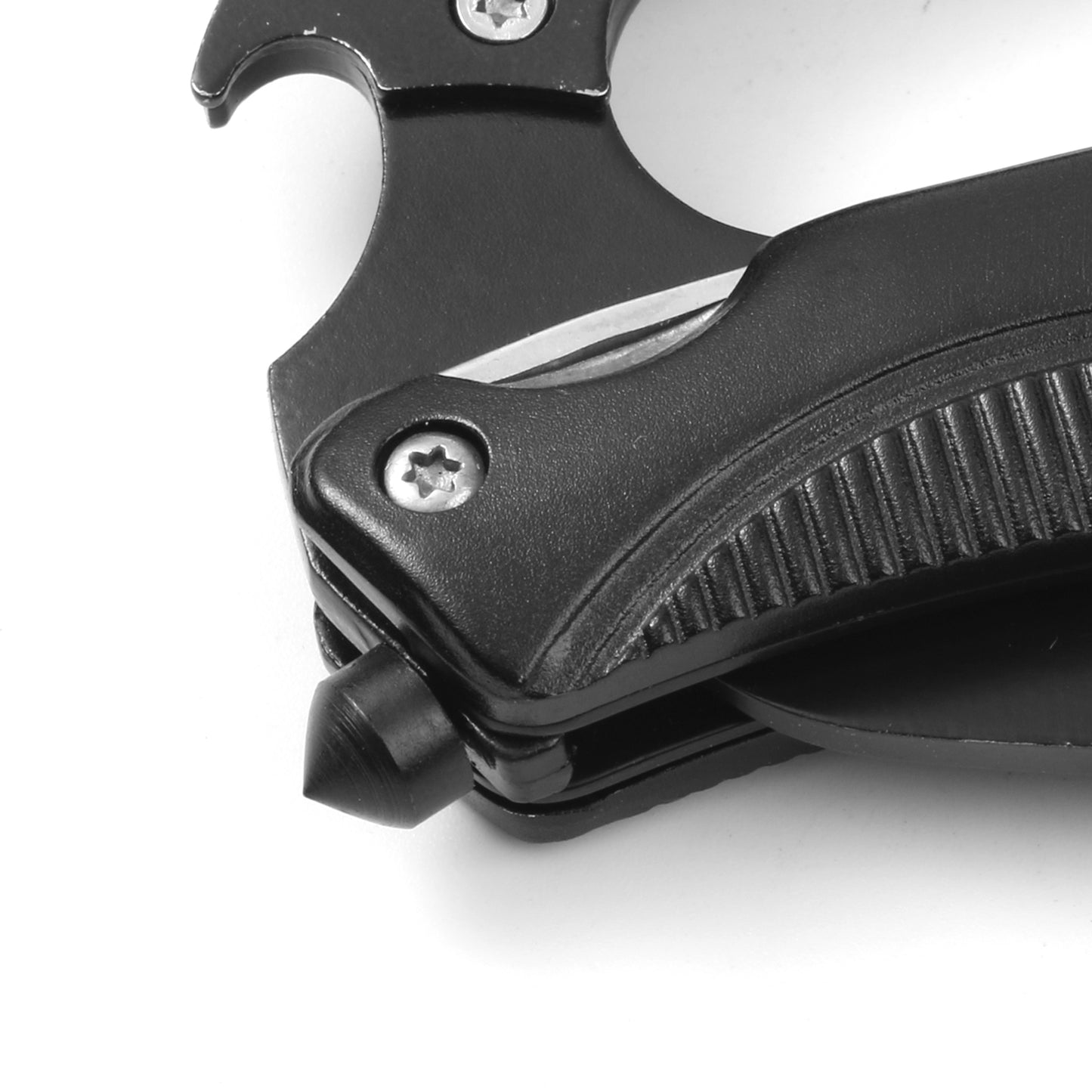 Carabiner Multitool 7-in-1 with LED flashlight, Self Defense Keychain