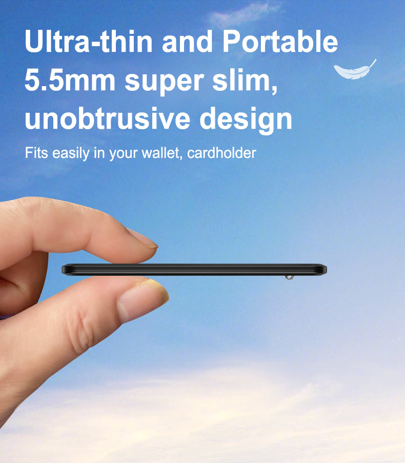 In-Wallet Portable Anti-Spy RF Detector Camera Bug Finder Anti-Theft Vibration