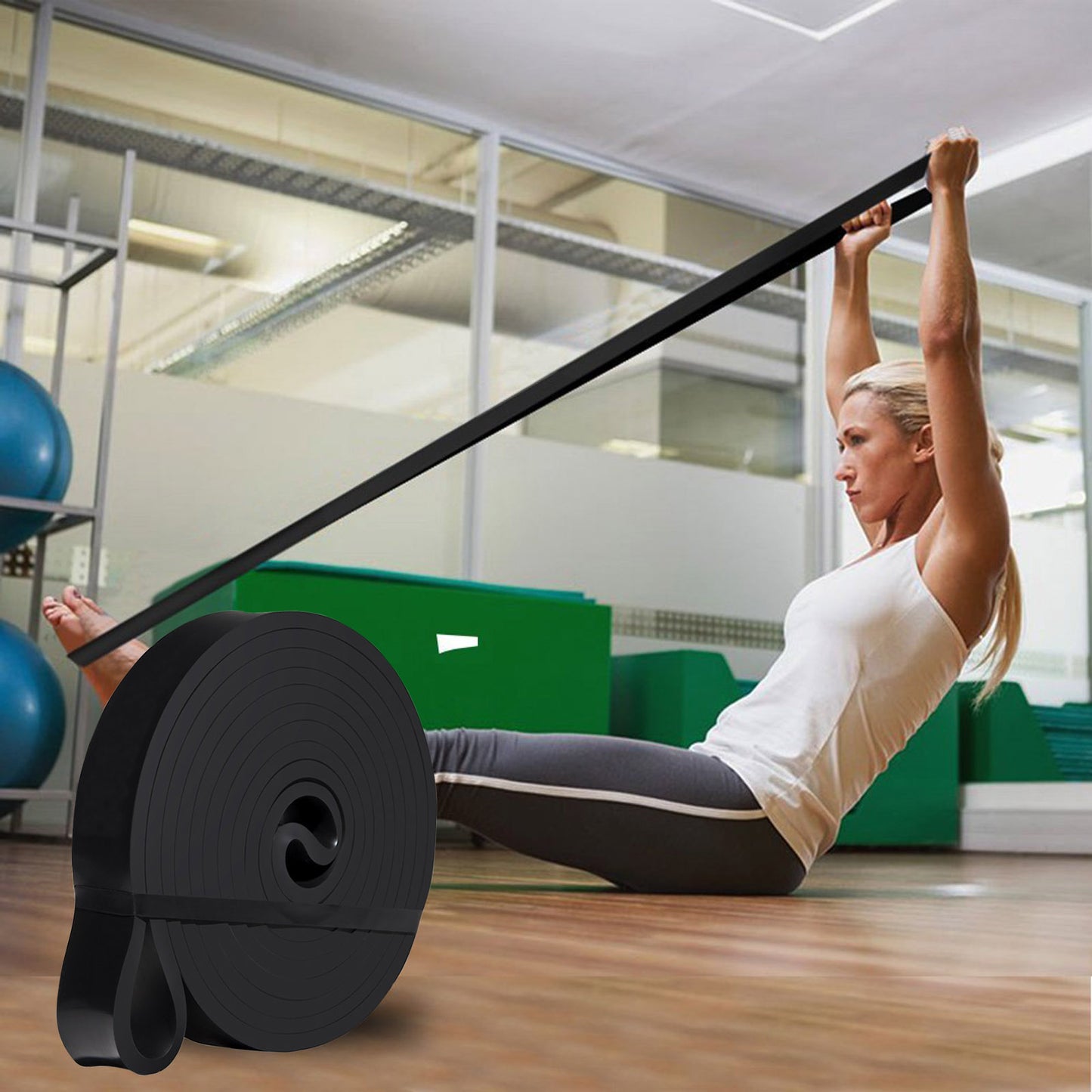 Heavy Duty Exercise Bands Latex Resistance Fitness GYM Power-lifting Assist Band