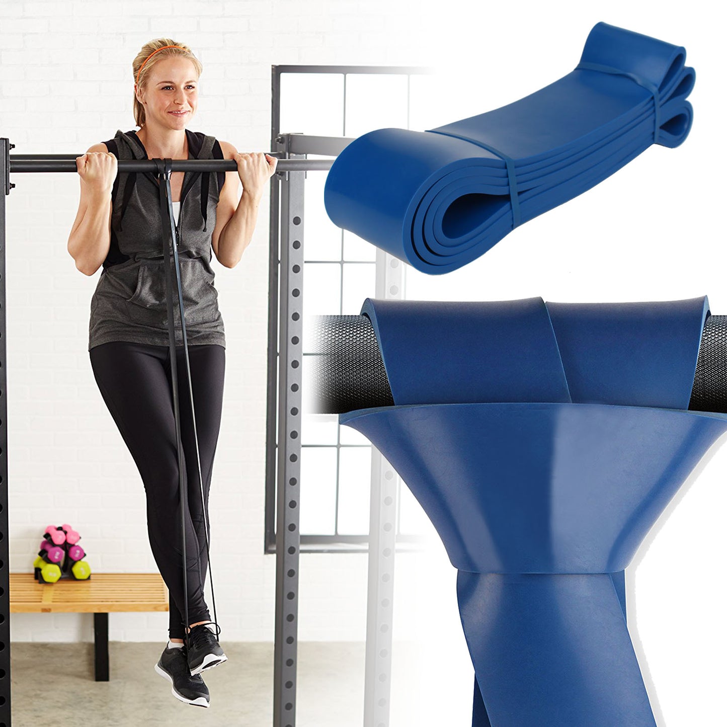 Heavy Duty Exercise Bands Latex Resistance Fitness GYM Power-lifting Assist Band