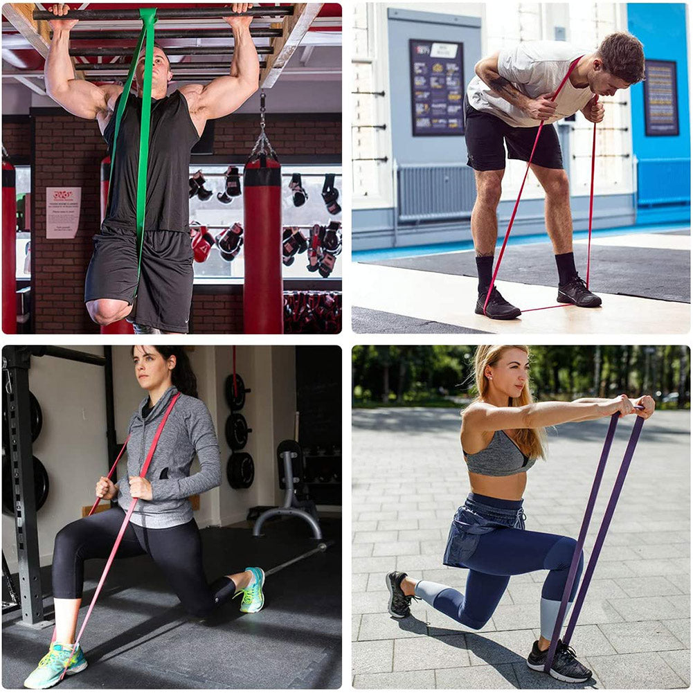 Heavy Duty Exercise Bands Latex Resistance Fitness GYM Power-lifting Assist Band