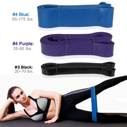 Heavy Duty Exercise Bands Latex Resistance Fitness GYM Power-lifting Assist Band