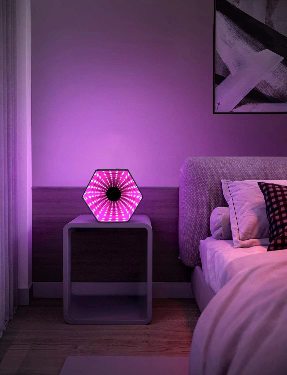XTREME DIGITAL LIFESTYLE Sound-Reactive Infinity Mirror Light ...